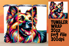 ARTISTIC 20oz Tumbler Template , Dog Product Image 1