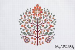 Scandinavian Folk Art Winter Clipart PNG Product Image 1