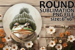 Stylish Round Design for Sublimation , Christmas Product Image 1