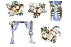 Watercolor nautical wedding set PNG Product Image 3