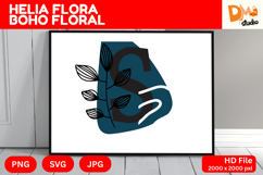 Helia Flora Boho Floral Monogram Product Image 1