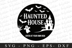 Haunted House Svg | Halloween Svg | Cricut Product Image 1