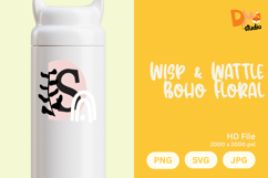 Wisp &amp; Wattle Boho Floral Monogram Product Image 1