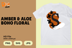 Amber &amp; Aloe Boho Floral Monogram Product Image 1