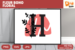 Fleur Boho Floral Monogram Product Image 1
