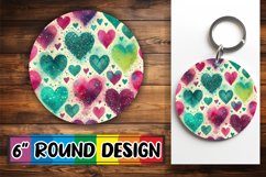 Unique Circle Designs for Gifts PNG, Heart Product Image 1