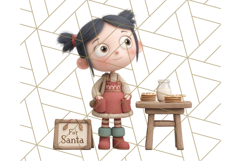 Santa Claus Clipart, North Pole Holiday PNG Graphics Product Image 5