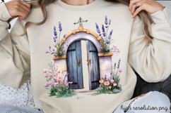 Magical Cute Garden Fairies Clipart PNG Product Image 1