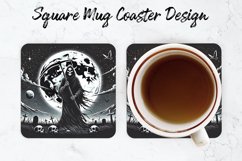 Halloween Mug coaster | Coaster | Sublimation Design Product Image 1