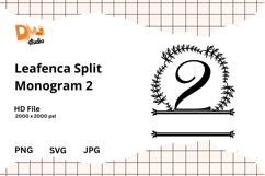 Leafenca Split Monogram Product Image 1