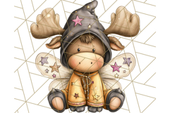 Halloween Fairy Animal Clipart PNG, Cute Spooky Creatures Product Image 5
