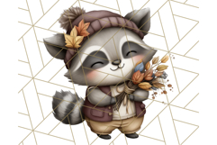 Thanksgiving Woodland Animals Clipart PNG Product Image 5