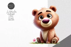 Animals clipart, Bear clipart, Woodland animals clipart Product Image 1