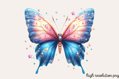 Gilter Butterfly Sublimation PNG Product Image 1