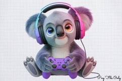 Gamer Animals Clipart PNG Product Image 1