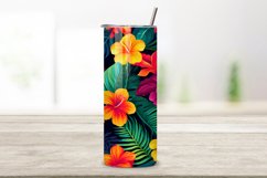Tropical Paradise Bloom Tumbler wrap, Seamless Wrap PNG Product Image 2