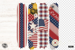 4th Of July Brushstrokes Clipart Product Image 1