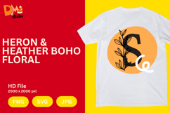 Heron &amp; Heather Boho Floral Monogram Product Image 1