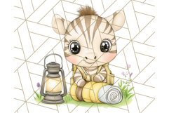 Safari Baby Animal Clipart PNG, Jungle Outfits Baby Animals Product Image 5