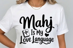 Mahjong Phrases PNG Bundle | 39 Mahjong Quote Designs Product Image 2