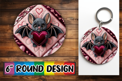 Radiant Sublimation Coasters, Valenines Animals Product Image 1