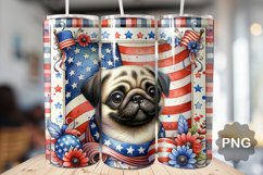 4th Of July Dog Tumbler Bundle - 24 Designs Product Image 5