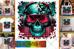 LUMINOUS TOTE BAG Gift Ideas PNG, Skull Product Image 1