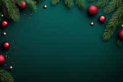 Christmas Red Glitter Balls Background, Winter Background Product Image 1