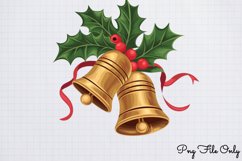 Victorian Christmas Sublimation Clipart PNG Product Image 1