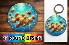 Sublimation Car Coaster Joy, 3D Fruits Product Image 1