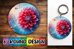 Sweet Keychain Designs for Gifts, 3D Flower Product Image 1