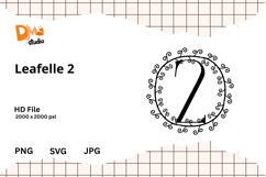 Leafelle Monogram Product Image 1