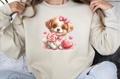 Valentine Dog Clipart PNG Product Image 1