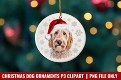 Breeds Of Christmas Dog Ornaments Clipart PNG Product Image 1