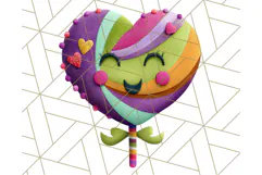 Colorful Halloween Clipart PNG, Cute Kids & Candy Clip Art Product Image 5