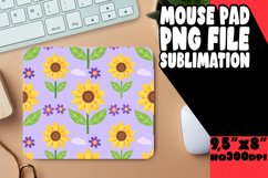 Sublimation Mouse Pad Design Boho Garden PNG Product Image 1