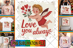 Stylish TOTE BAG Gift Ideas PNG, Cupid Product Image 1