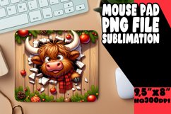 Holiday Spirit Hole in Wall Mousepad Product Image 1