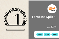 Fernessa Split Monogram Product Image 1