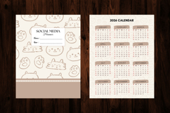 32in1 Printable Social Media Planner Template Bundle 4 Product Image 4