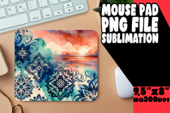 Radiant Desk Pad Sublimation Magic, Watercolor Patter Product Image 1