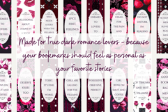 Cute Smut Dark Romance Printable Bookmarks Bundle Gothic PNG Product Image 9