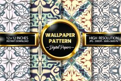 Wallpaper Pattern Digital Papers - 04 Variations Product Image 1
