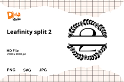 Leafinity Split Monogram Product Image 1