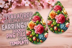 Bold Teardrop Design for DIY Projects , Flower Product Image 1