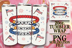 Happy beginnings 20oz tumbler wrap, Patriotic Product Image 1