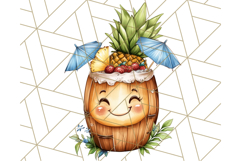 Tropical Tiki Friends PNG Clipart, Cute Summer Art Product Image 5