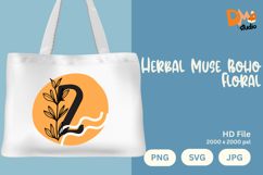 Herbal Muse Boho Floral Monogram Product Image 1