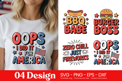 Oops I Did It America Quotes SVG PNG Product Image 1