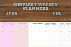 best simplest weekly planner freebie 45,free Weekly planners Product Image 1